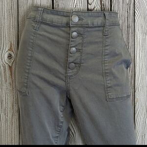 Universal Threads Button-Fly Olive Skinny Pants